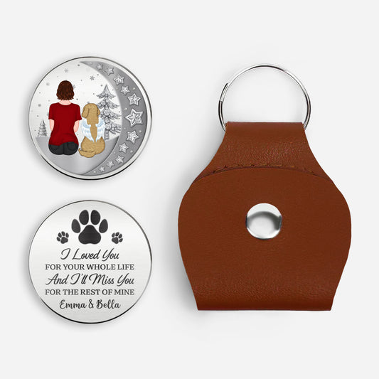 8306AUS1 3d printing effect memorial pocket hug token custom gifts for dog lovers 8306ajnvmc