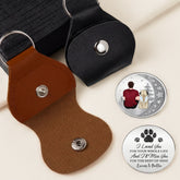 8306AUS2 3d printing effect memorial pocket hug token custom gifts for dog lovers 8306ajnvmc