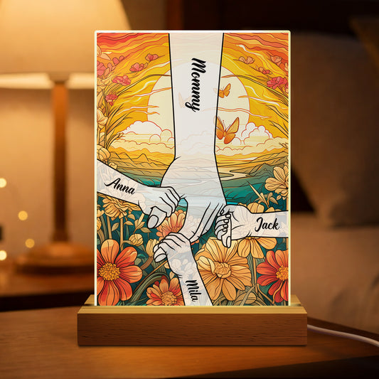 8307LUS1 holding moms hand night light personalized mom gifts 8307ltpca