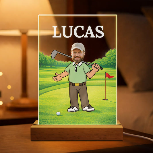 8311LUS1 personalized night light with photo golf gifts for dadgrandpa 8311lcpcb