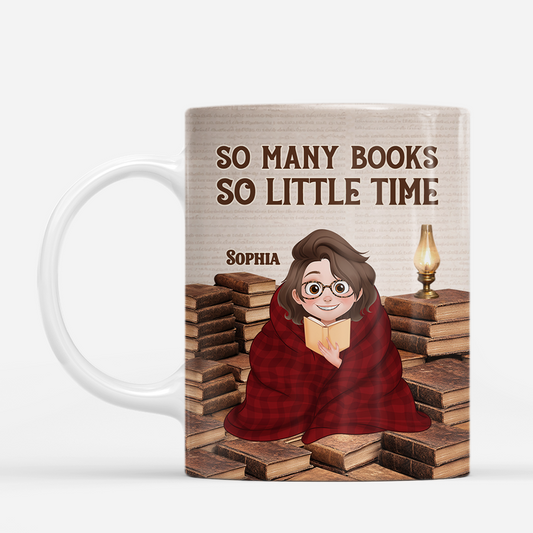 8312MUS1 so many books so little time mug_ personalized book lover gifts 8312mchhb
