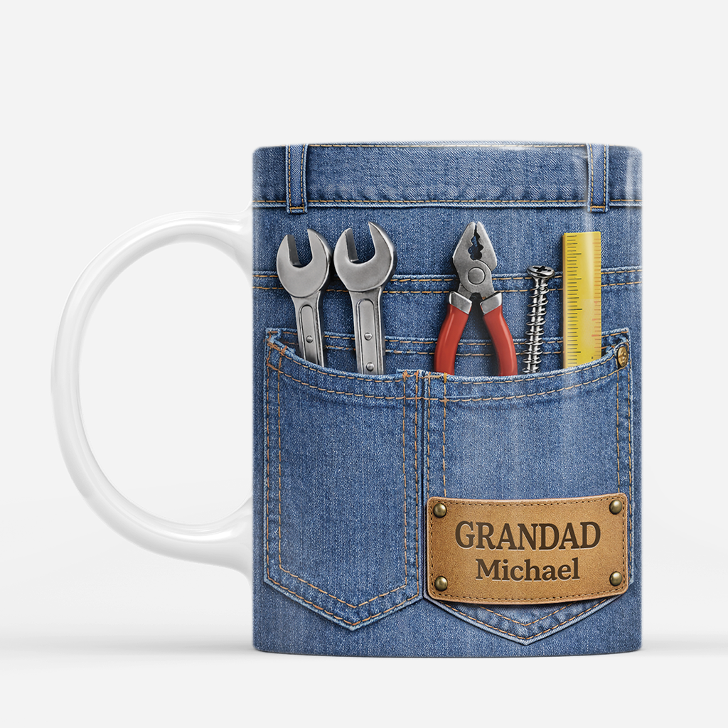 8327MUS2 3d printing effect father since mug custom gift for dadgrandpa 8327msftb