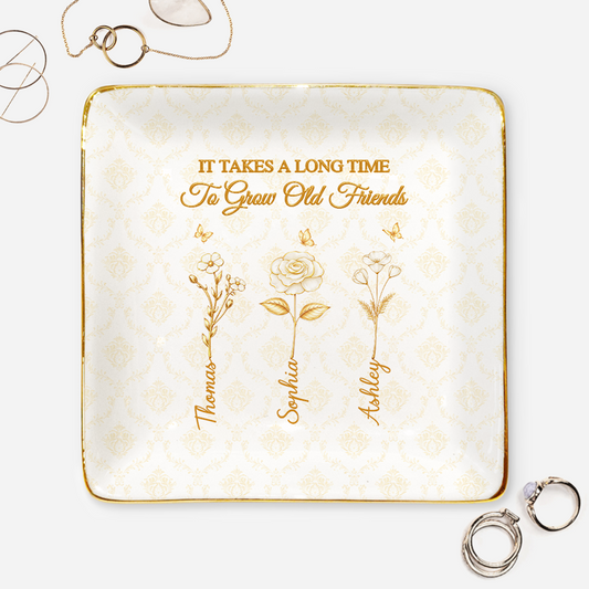 83362US1 3d printing effect personalized jewelry dish gifts for best friends 83362sfzf