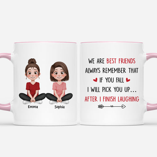 8361MUK1 personalised we are best friends mug for friends 8361m6ltf