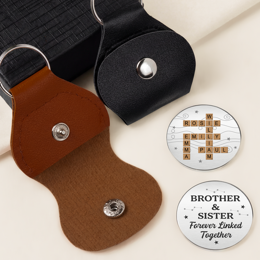 8372AUS2 brother sister pocket hug personalized crossword gifts for siblings 8372aj6fca