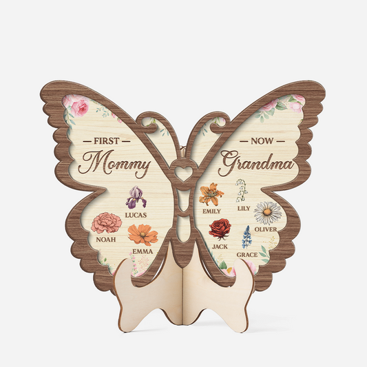 8377QUS1 first mom now grandma wooden plaque personalized grandma gifts 8377qsy5a_jpg