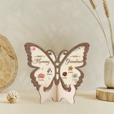 8377QUS2 first mom now grandma wooden plaque personalized grandma gifts 8377qsy5a