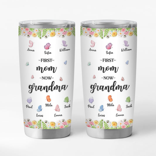 8457TUS1 3d printing effect custom 20oz tumbler first mom now grandma gifts 8457t8pca