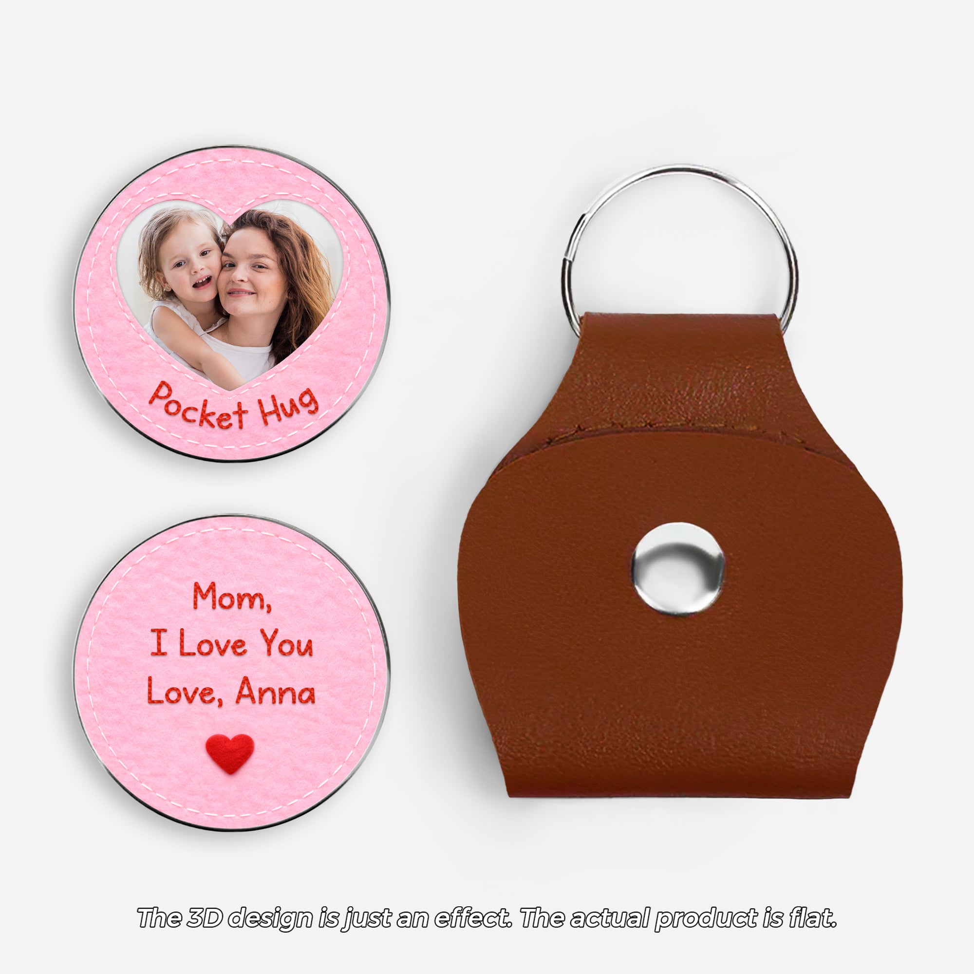 8463AUS1 3d printing effect i love you photo pocket hug custom gifts for momdad 8463aj8pta