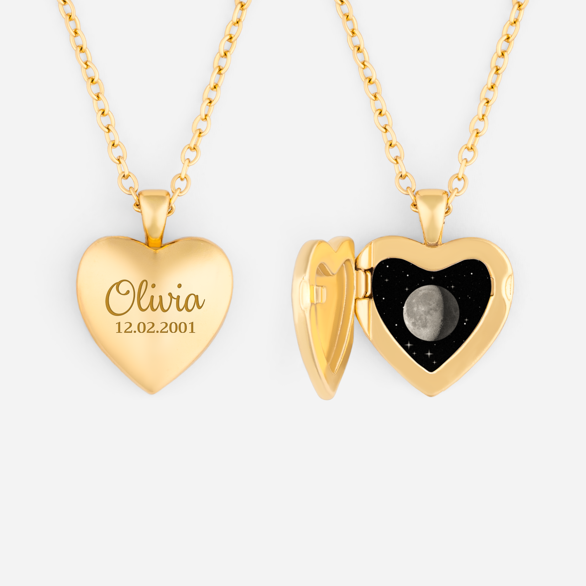 8471JUS1 personalized moon phase necklace heart locket birthday gift for her_ 8471j8f5a