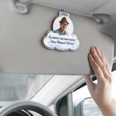 8474GUK2 personalised i will carry you with me memorial car visor clip_ with photo 8474g6qza