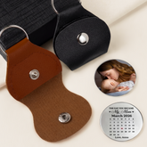 8521AUS2 custom photo pocket hug token the day you became my dad_mom 8521ajcftb