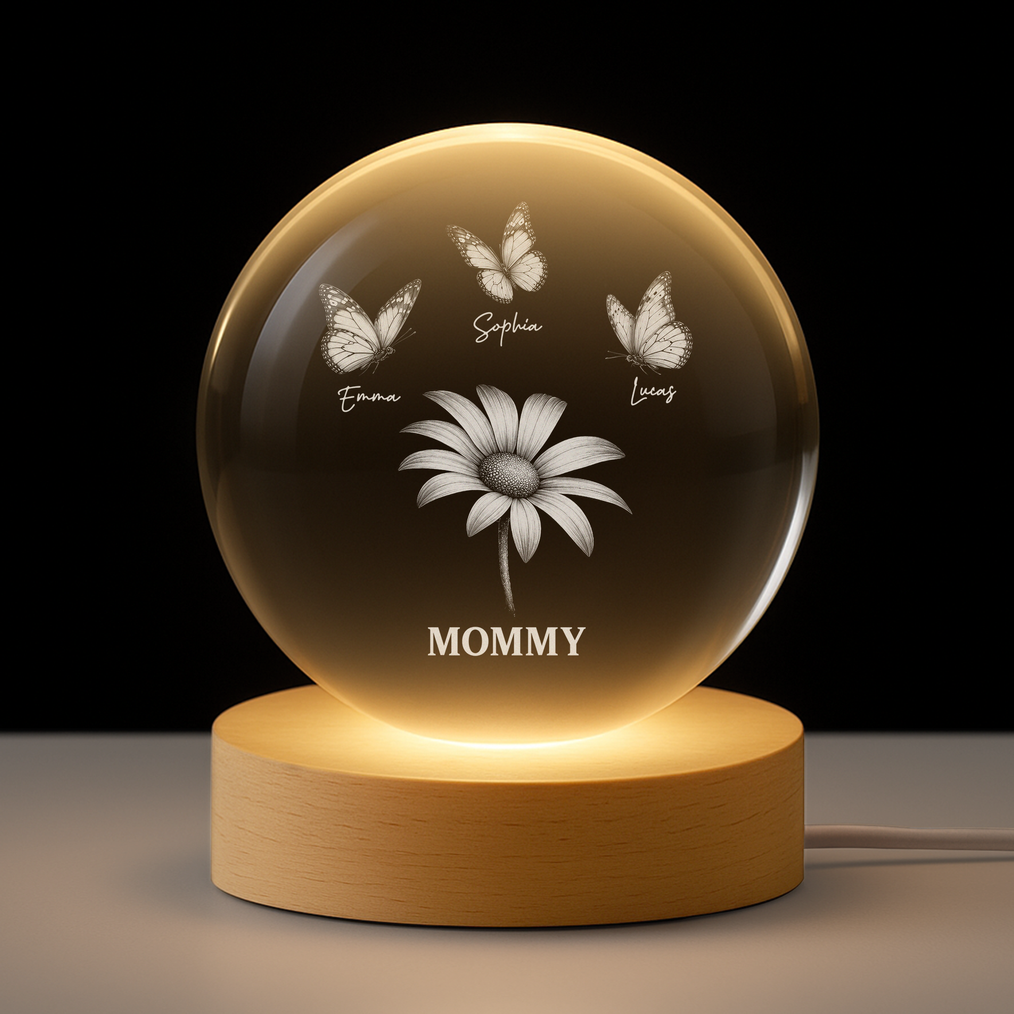 8530LUS1 personalized crystal ball lamp grandma gifts with grandkids names 8530lck2a_0924eff5 3c3b 4739 96b9 8e733b6ae028