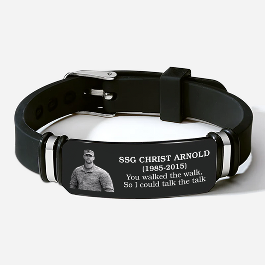 8538JUS1 military memorial bracelets_ personalized memorial gifts with photo 8538jsfcb