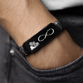 8553JUS2 bracelets with photo and names personalized gifts for couples 8553jnf5g