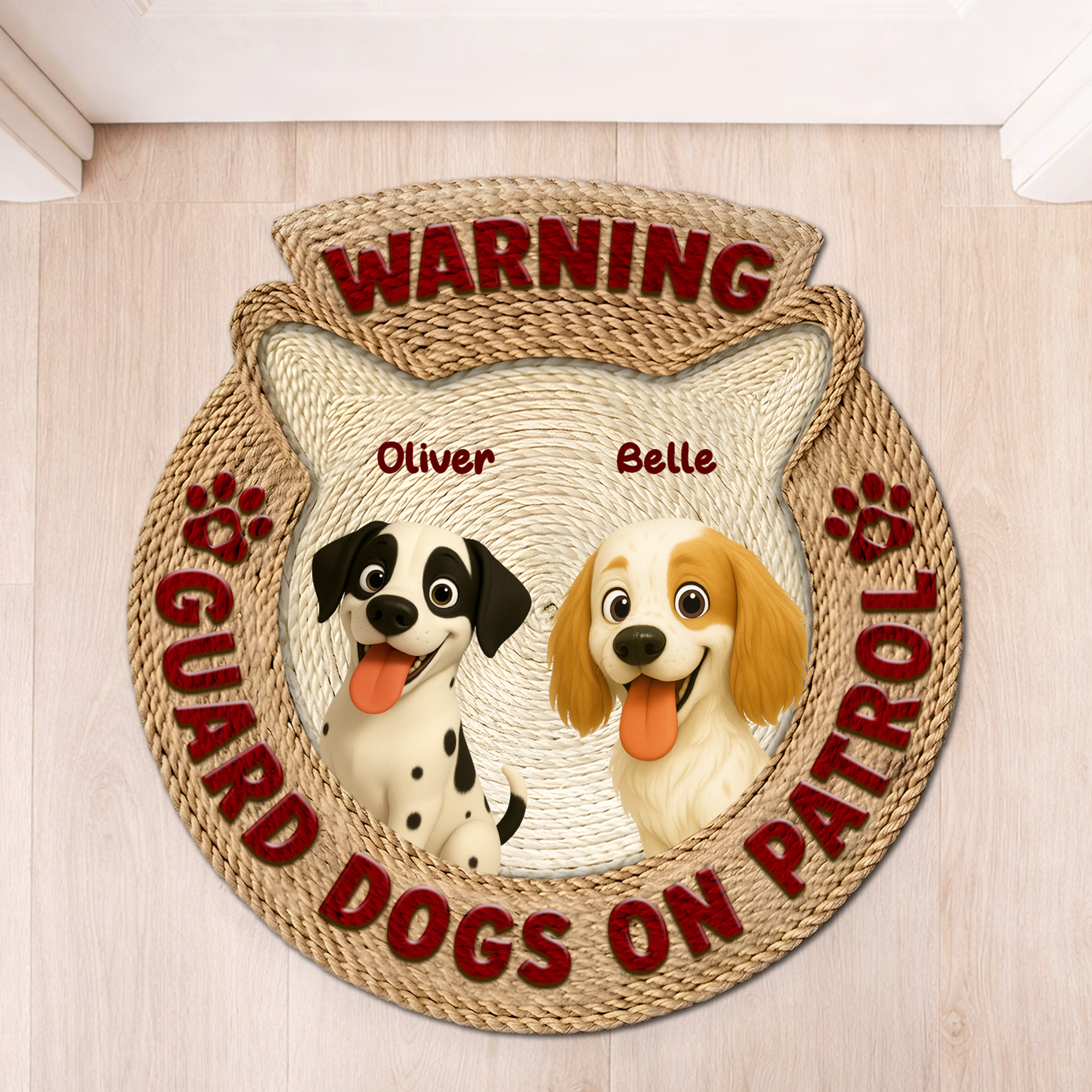 8569AUK1 3d printing effect beware guard dog on duty custom shaped doormat 8569adslbc_1_8e685737 6649 49c8 9b5e b75517769c7e
