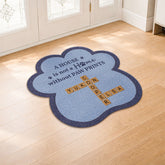 8583AUS1 custom shaped doormat crossword gifts for pet lovers 8583adnvcc_3