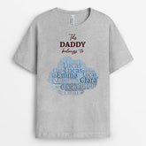 8643AUS2 customized t shirt with names personalized gifts for momdad 8643a6p5a