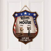 8657QUS2 3d printing effect custom wood signs 4th of july gifts for cat lovers 8657qslmd