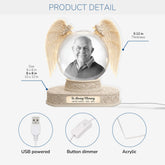 8719LUK2 3d printing effect personalised memorial light box for loss of mumdad 8719laqla