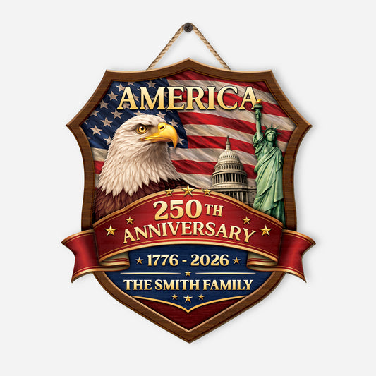 8733QUS1 america 250th anniversary wood sign personalized 4th of july gifts for family 8733qslmi