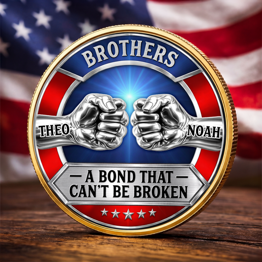 8735MUS1 3d printing effect custom commemorative coins gifts for brotherfriend 8735mj3fmb
