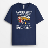 8745AUS2 camper queen shirt personalized camping gifts for women 8745a8fca