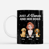 8756MUS2 just a man and his dog mug personalized dog dad gifts 8756m6psc