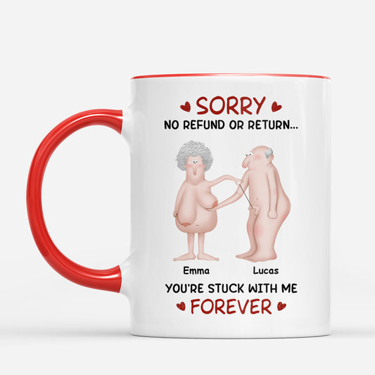 8768MUS1 youre stuck with me forever mug personalized gifts for couples 8768mcdzg
