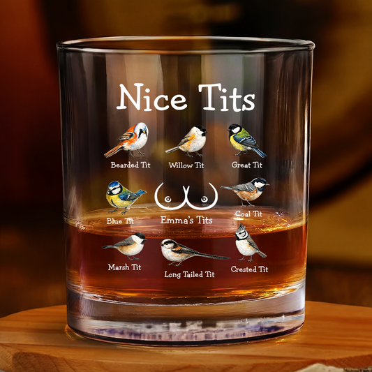 8798IUS2 nice tits bird whisky glass_ funny personalized gifts for wifecouples 8798inhwg