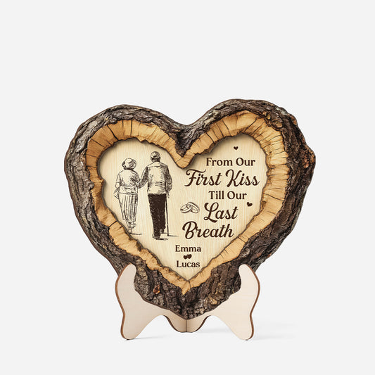 8802QUS1 3d printing effect wooden photo plaque_ personalized gift for couple 8802qnpag