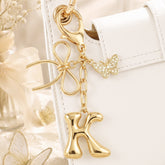 8878AUS1 bubble letter keychain_ with charms_ personalized gifts for himher 8878aj0p5a