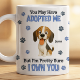 8896MUS2 3d printing effect i own you coffee mug_ custom gifts for dog owners 8896msczc