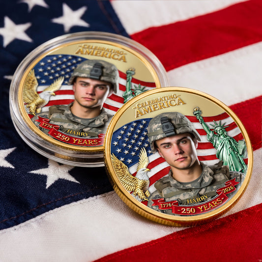 8906MUS2 america 250 commemorative coin with picture personalized 4th of july gift 8906mj8prb