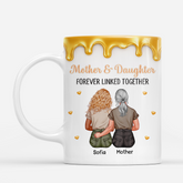 8916MUS2 3d printing effect mother and daughter forever linked together mug_ custom mom mug 8916msh5a