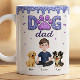 8931MUS2 3d printing effect dog mom mug personalized mug with dog and owner_ 8931m3fwc