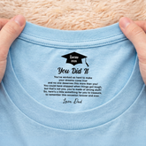 8938AUS2 custom inside neck print shirt graduation gifts for sondaughter 8938aa8haa
