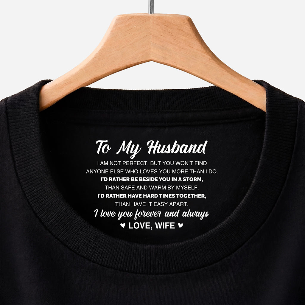 8950AUS1 custom inner neck print t shirt gifts for wifehusbandcouples 8950aa6dcg