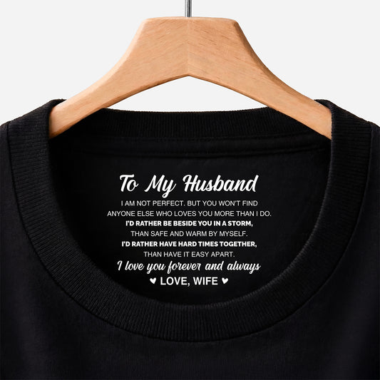 8950AUS1 custom inner neck print t shirt gifts for wifehusbandcouples 8950aa6dcg