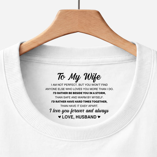 8950AUS1 custom inside neck print t shirt gifts for wifehusbandcouples 8950aa6dcg
