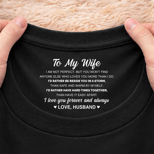 8950AUS2 custom inner neck print t shirt gifts for wifehusbandcouples 8950aa6dcg