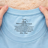 8952AUS2 i love you inner neck print shirt personalized gift for daughterson 8952aa6rla