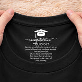 8964AUS1 you did it inner neck print t shirt personalized graduation gifts 8964aaavls_1