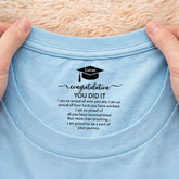8964AUS1 you did it inside neck print t shirt personalized graduation gifts 8964aaavls_2