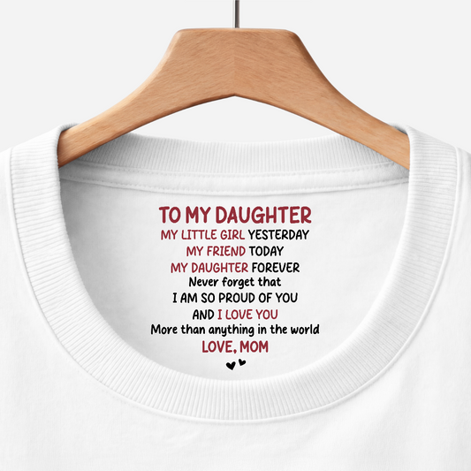 8969AUS1 i love you inner neck print t shirt personalized gifts for daughterson 8969aaccca