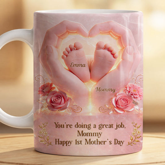 8991MUS2 3d printing effect personalized mom mug 1st mothers day gifts 8991m8vma