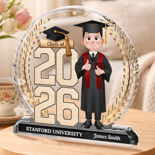 9000AUS2 custom shaped acrylic plaque personalized gifts for graduation 9000aradas