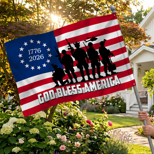 9015AUS2 250 years of freedom house flag america 250 flag personalized 4th of july gifts for family 9015asnpmi