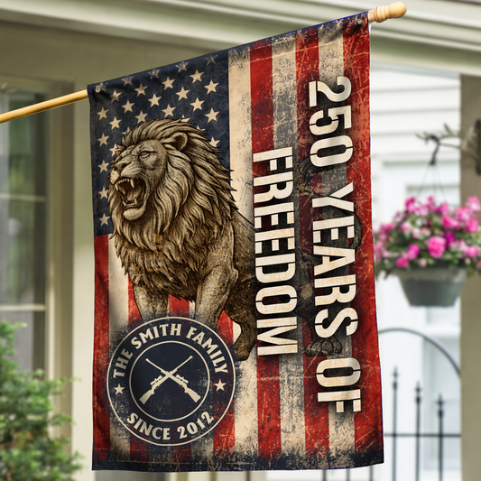 9024AUS1 america 250 years freedom house flag personalized 4th of july gifts for family 9024assewi_c3c7e3a7 6a52 4912 8fab 7895738dba59