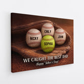 9044CUS2 happy mothers day baseball canvas wall art custom gifts for momdad 9044c8kra
